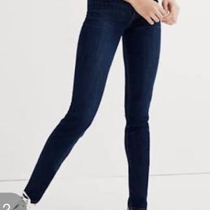 Madewell 9 inch high rise skinny jeans - Dark wash